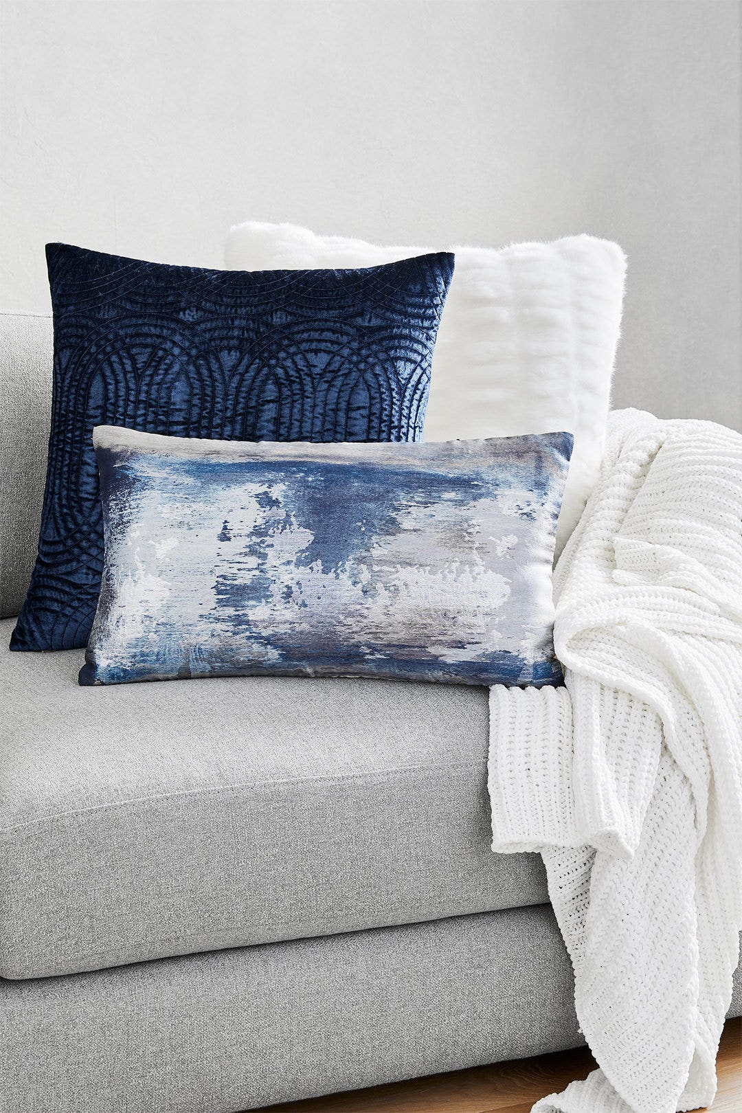 Lush Velvet Infinity Living Room Bundle by West Elm 1