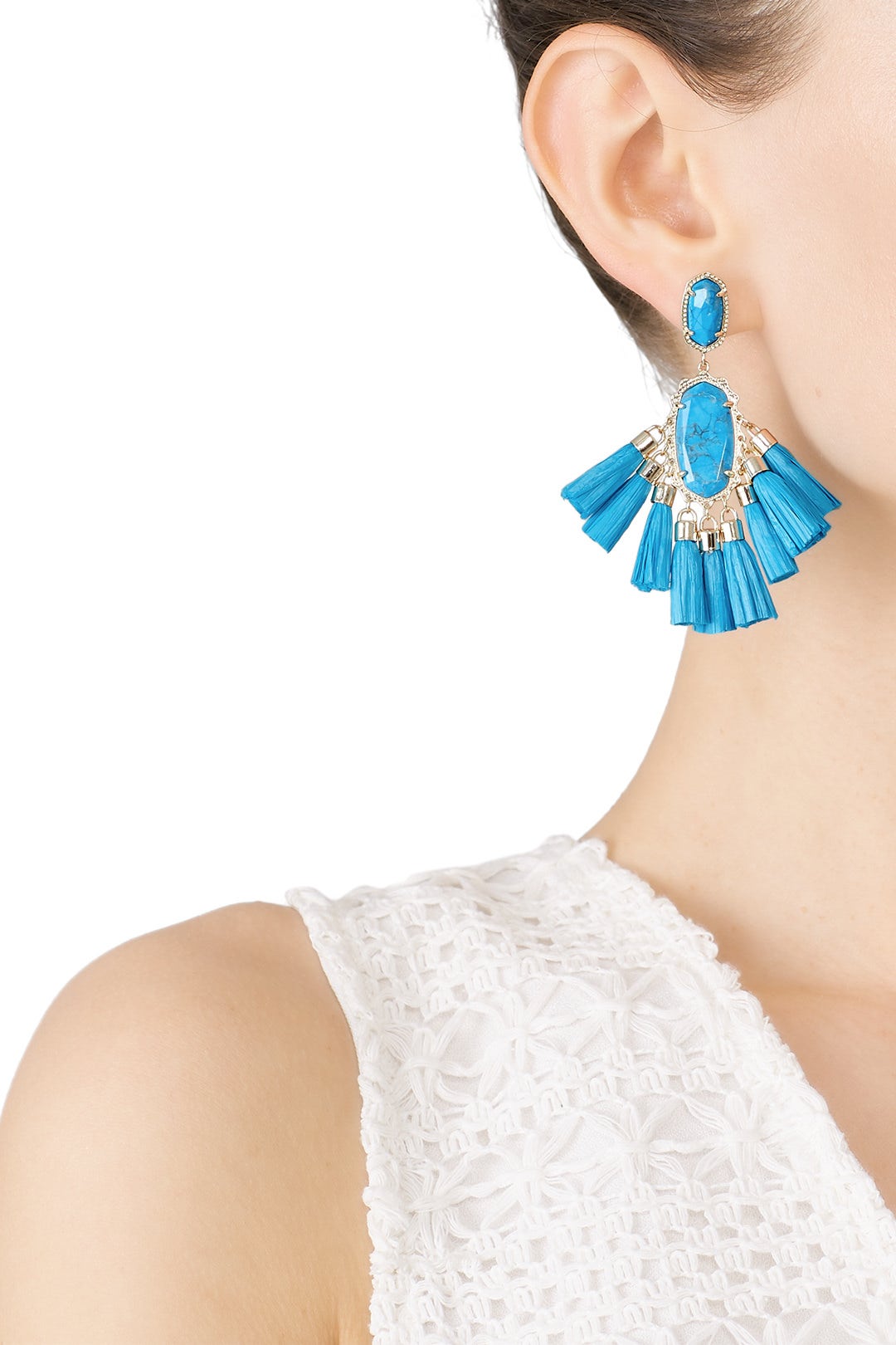 Aqua Kristen Earrings by Kendra Scott 0