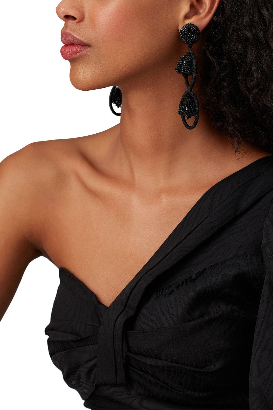 Black Victoria Earrings by Sachin & Babi Accessories 0