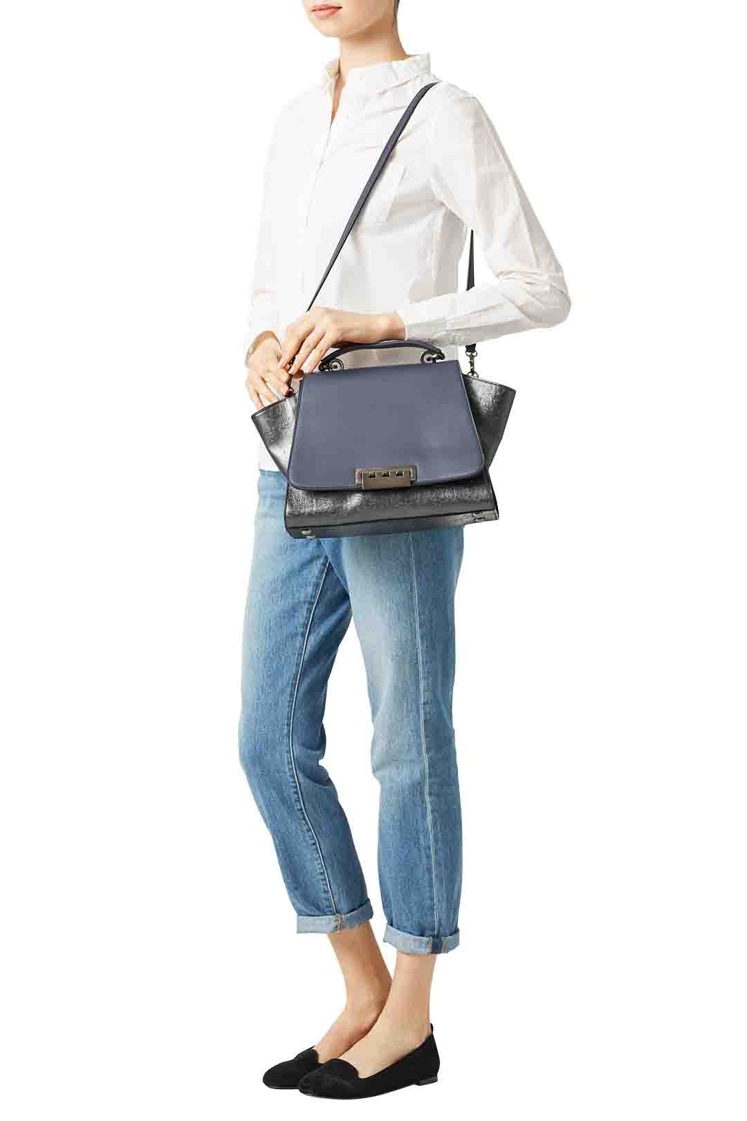 Cement Eartha Iconic Handbag by ZAC Zac Posen Handbags 1