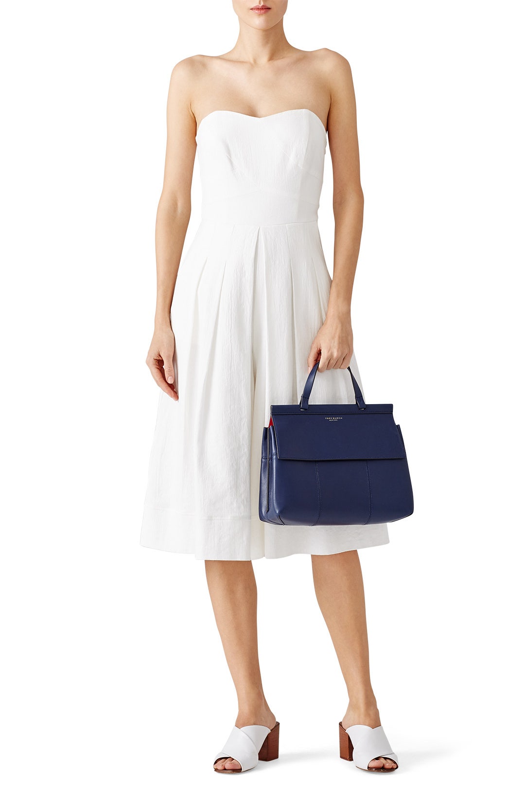 Royal Navy T Satchel by Tory Burch Accessories 1