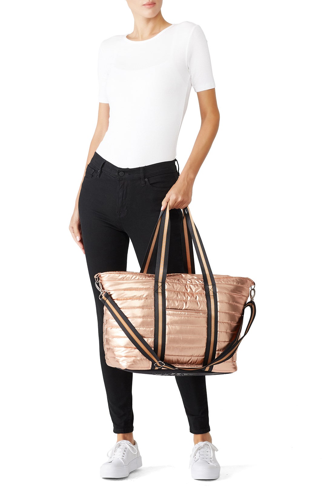 Rose Gold Wingman Bag by Think Royln 1