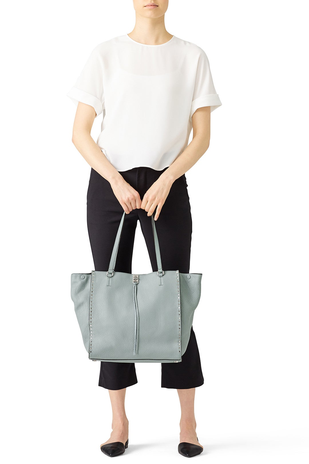 Dusty Green Darren Tote by Rebecca Minkoff Accessories 1