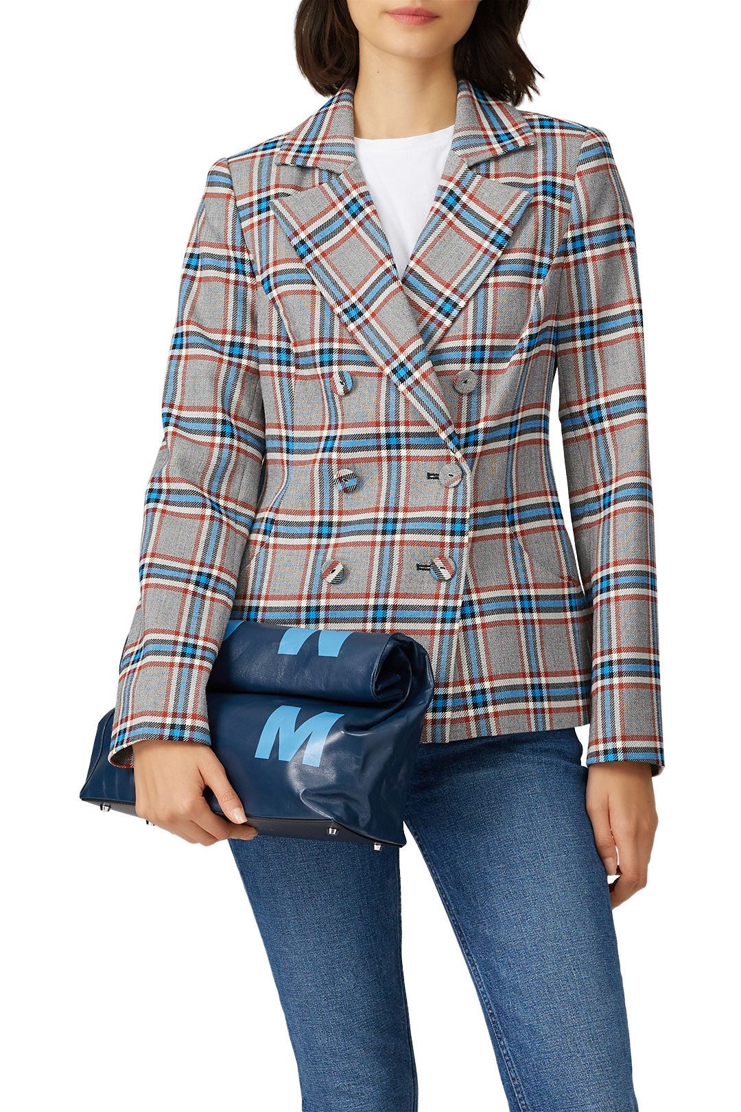 Blue Jean Logo Mini Lunch Bag by SIMONMILLER Accessories 1