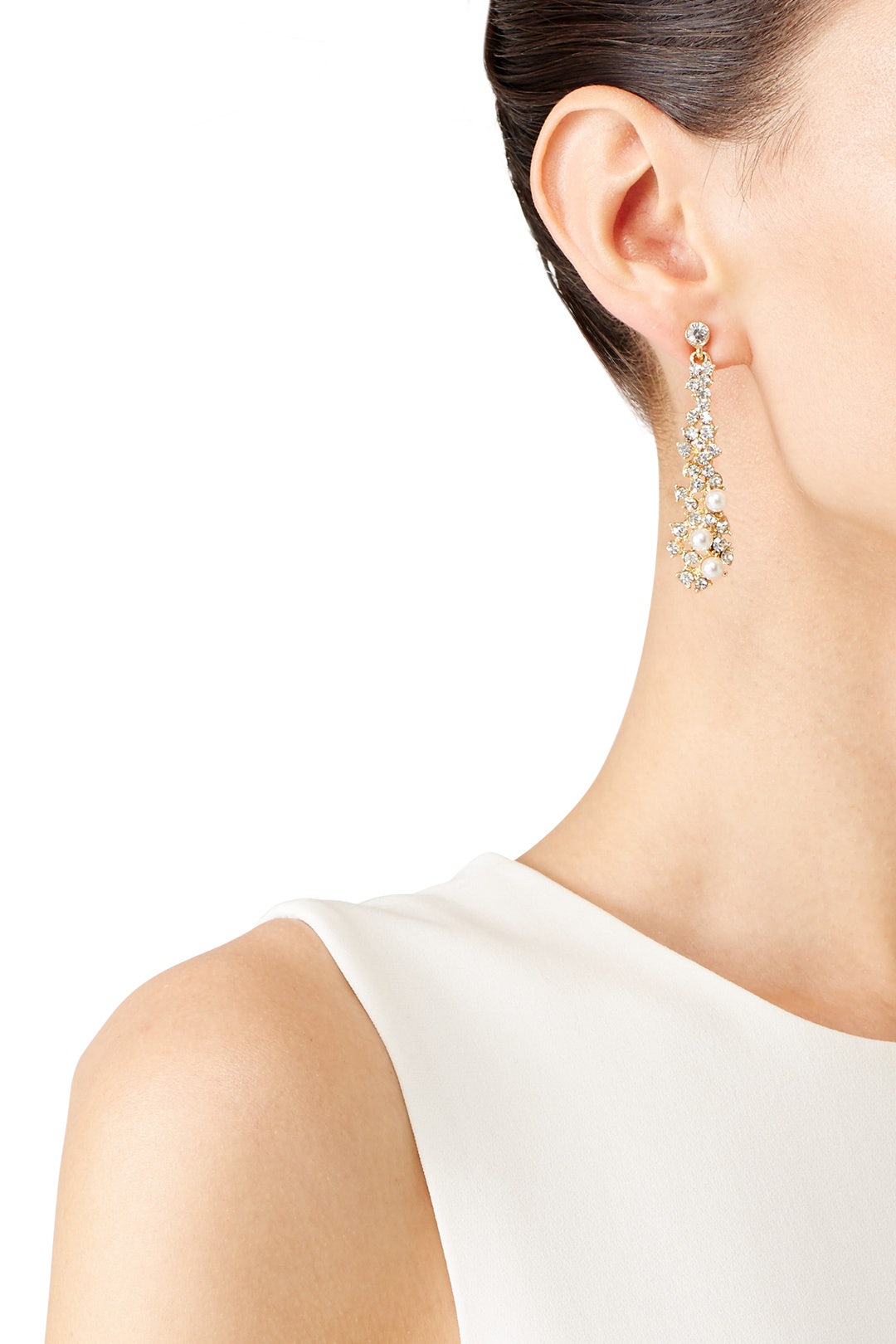 Crystal Waterfall Drop Earrings by Slate & Willow Accessories 0