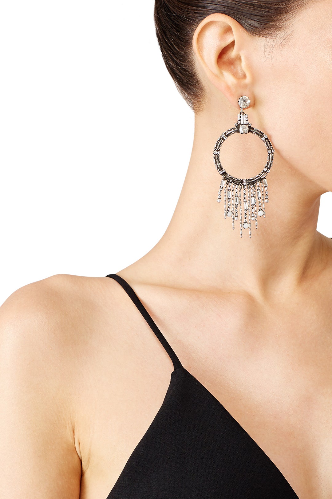 Silver Mila Earrings by Dannijo 2