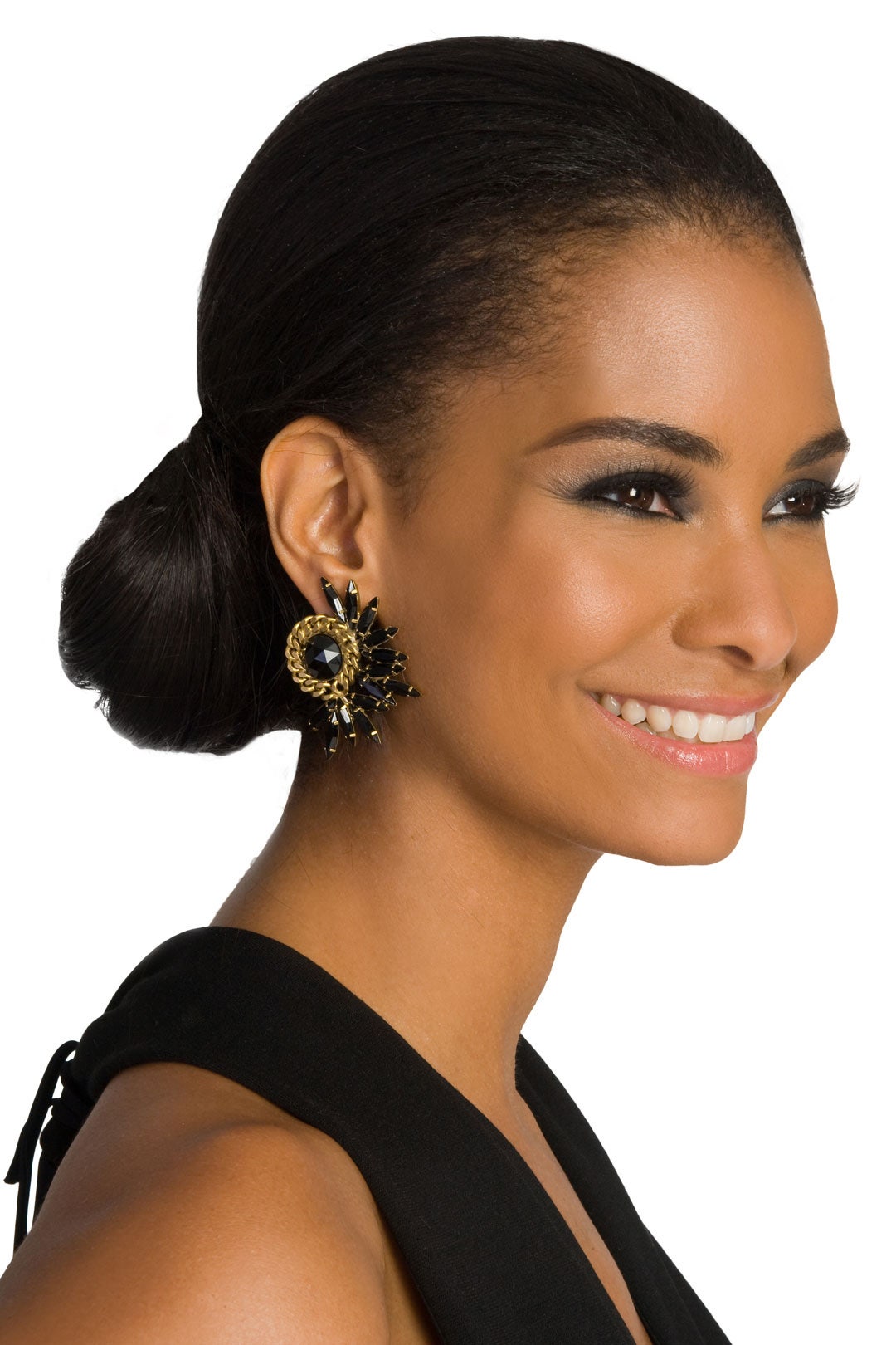 Burst and Chain Earrings by Elizabeth Cole 2