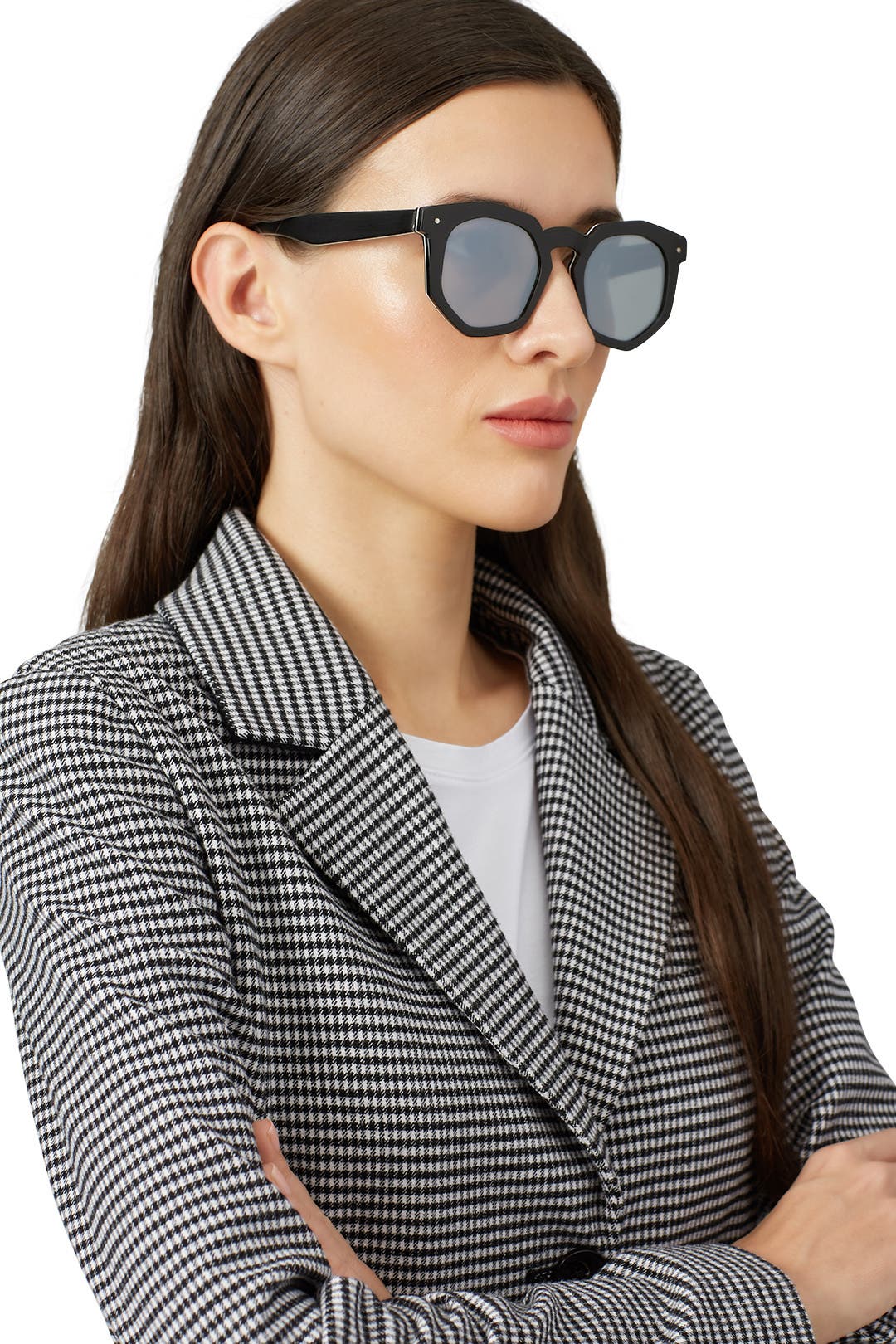Black Composite Sunglasses by Grey Ant | Rent the Runway