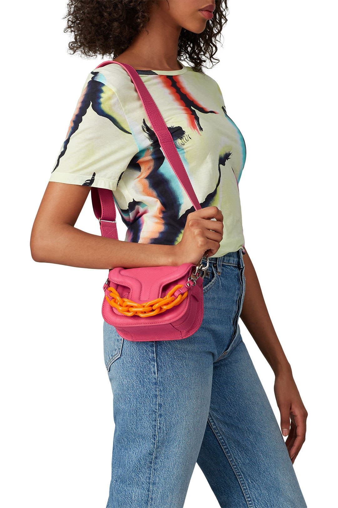 Fuchsia Micro Alphaville Bag by PIERRE HARDY | Rent the Runway