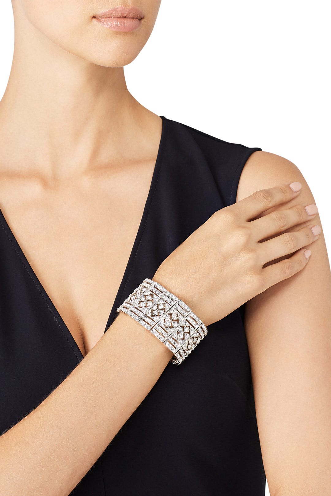 Crystal Deco Bracelet by Kenneth Jay Lane 1