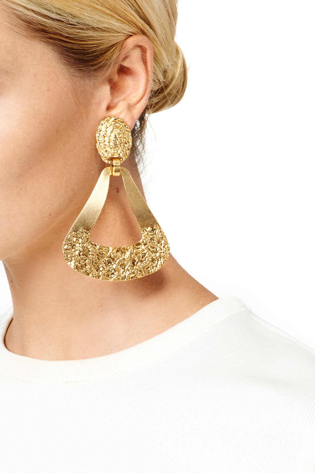Hammered Out Earrings by Gerard Yosca 2