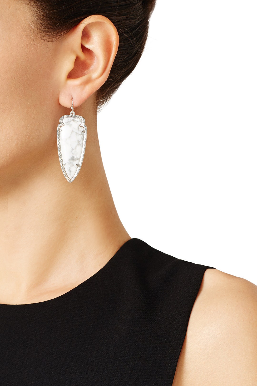 White Skylar Earrings by Kendra Scott 0