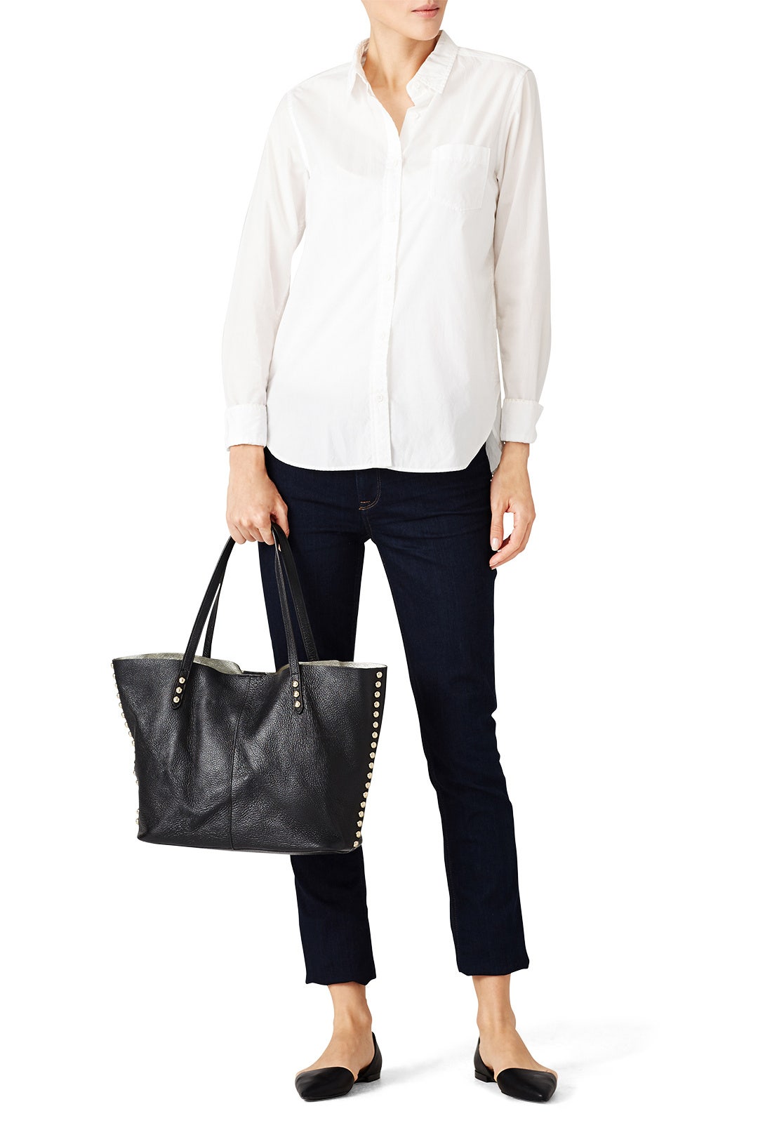 Black Unlined Tote by Rebecca Minkoff Accessories 1