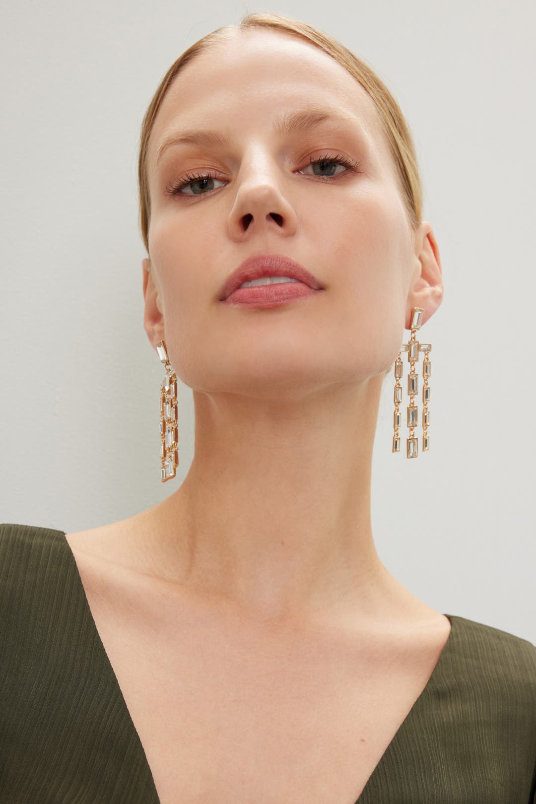 Baguette Mobile Earrings by Nicole Miller Accessories | Rent the Runway