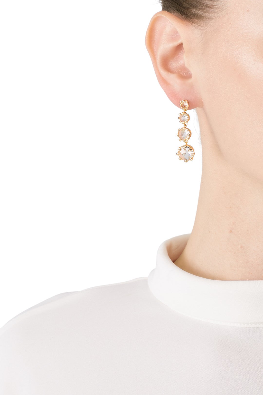Gold Spring Splendor Earrings by Jenny Packham 0