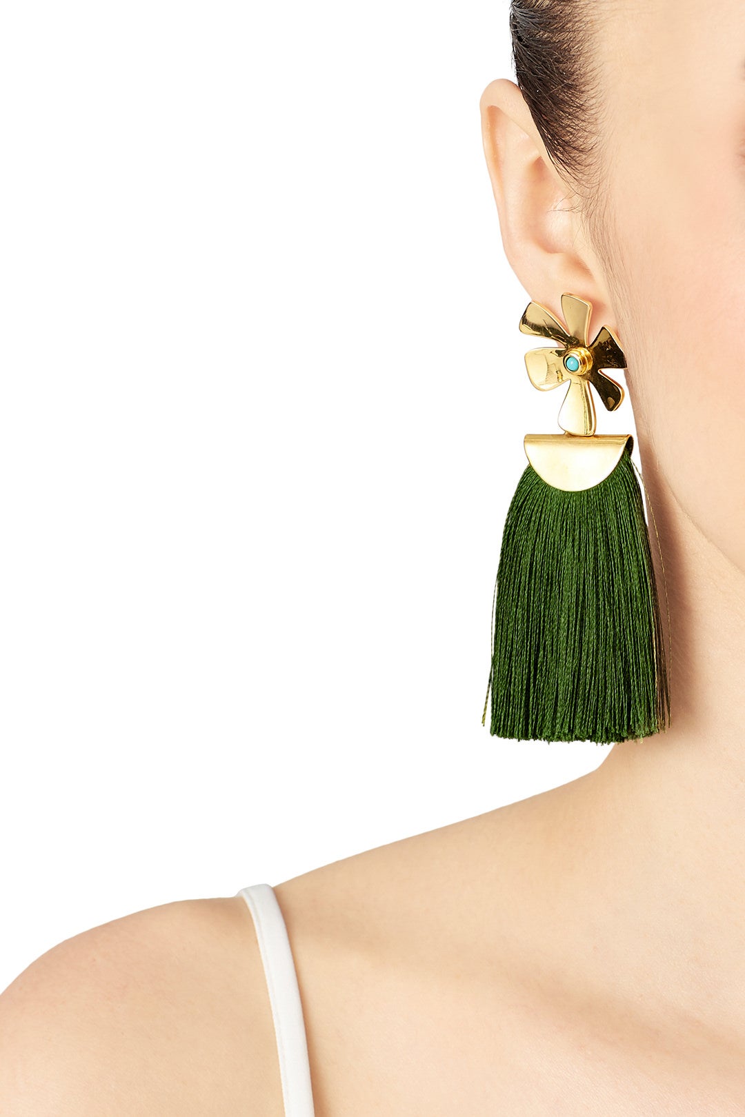 Daisy Crater Earrings by Lizzie Fortunato 1