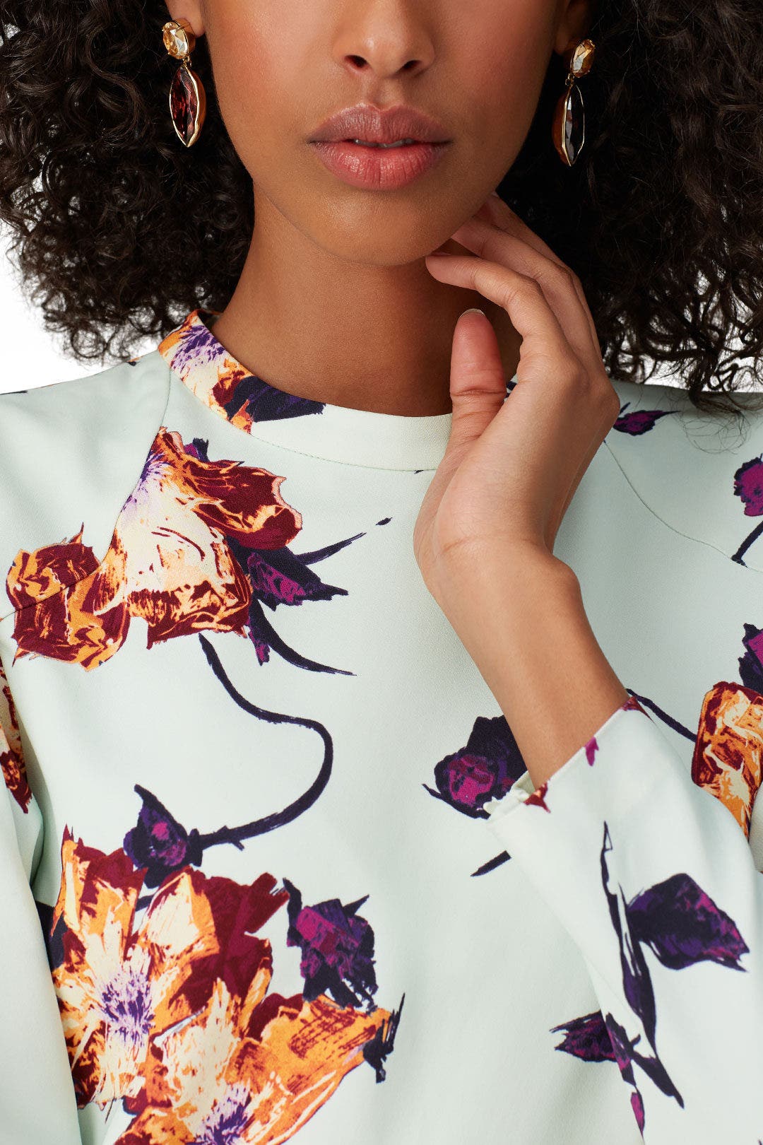 Navette Crystal Drop Post Earrings by Alexis Bittar 0