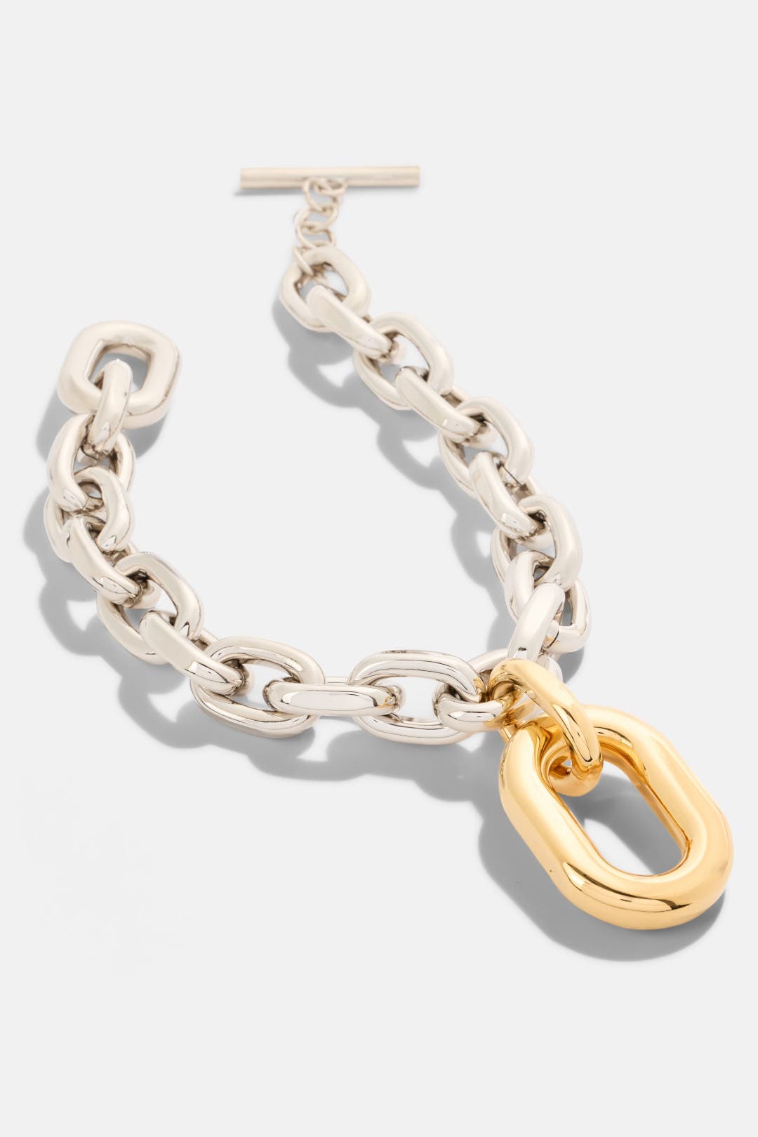 【未使用】rabanne チェーンブレスレット PACO RABANNE PACO RABANNE CHAIN LINK CHUNKY BRACELET SILVER NEW SEASON ONLINE