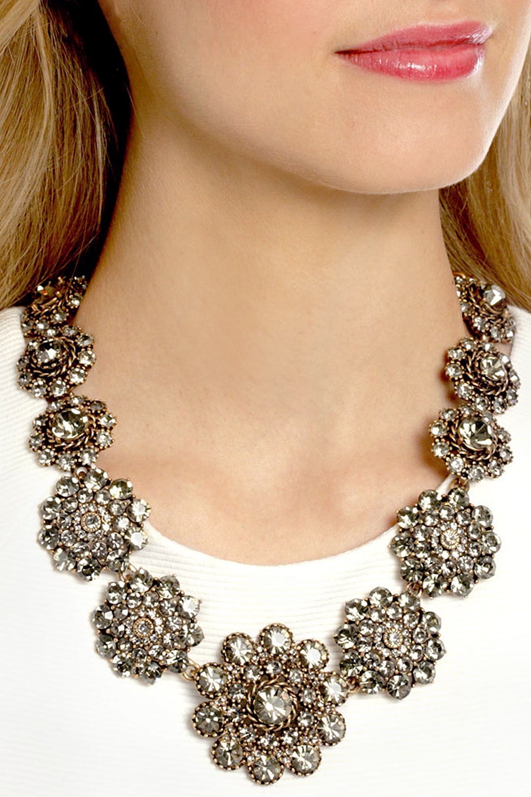 Baroque Bejeweled Necklace by Oscar de la Renta 0
