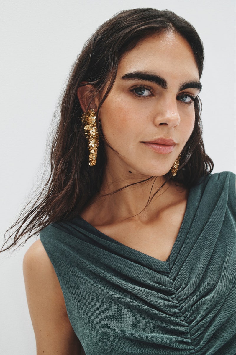 Conical Bouquet Earrings by Oscar de la Renta