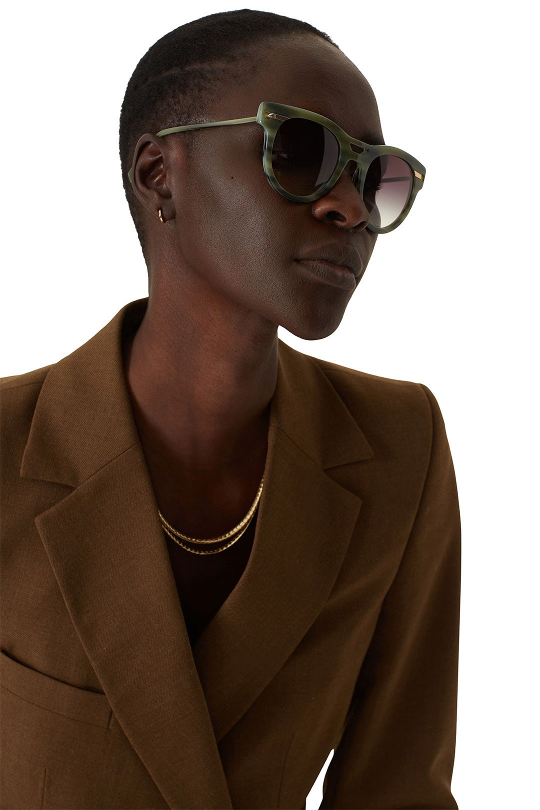 Green Horn Kim Sunglasses by DEREK LAM Sunglasses 0