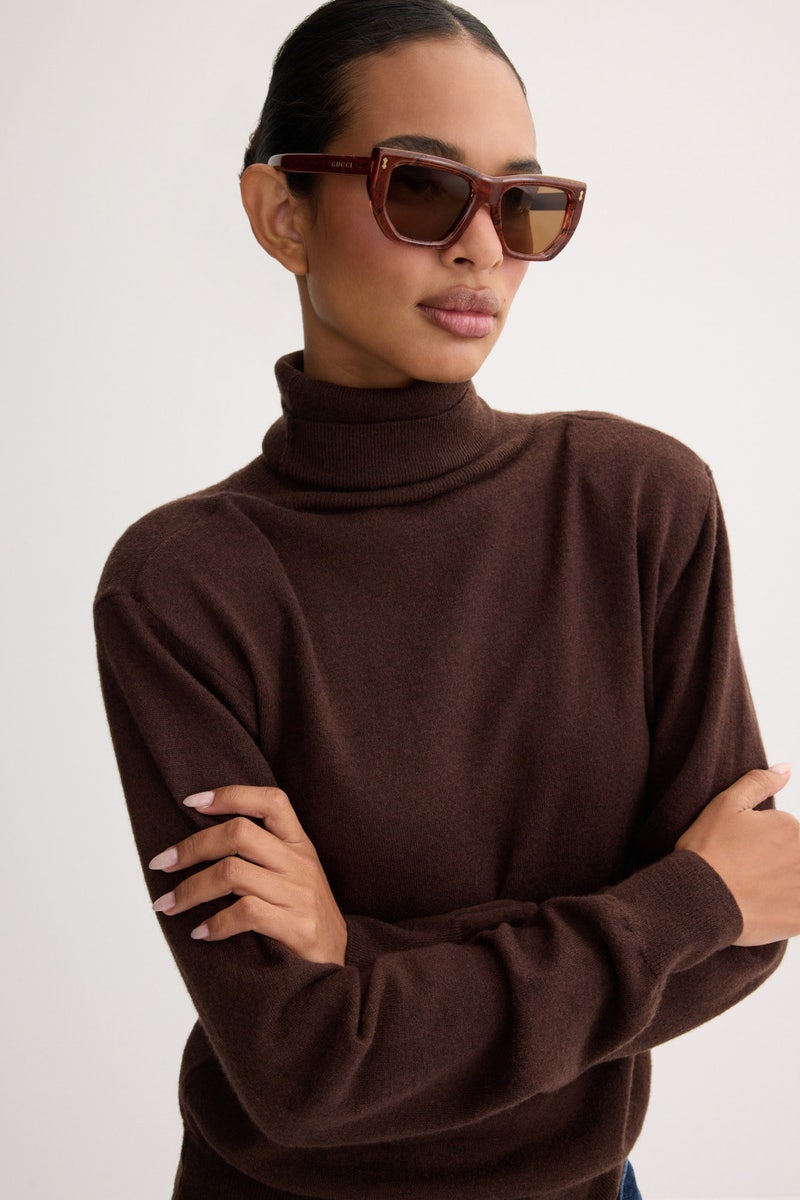 Brown Tortoise Sunglasses by Gucci - Photo 0