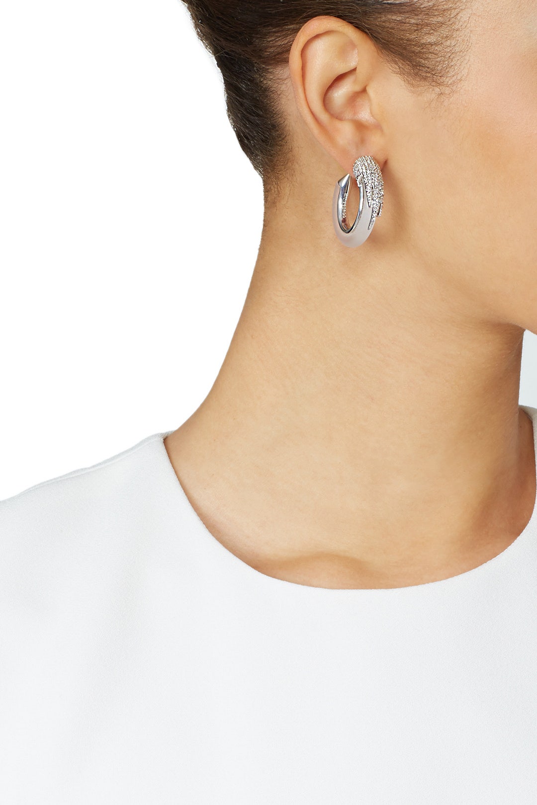 Plume Hoop Earrings by Eddie Borgo 0