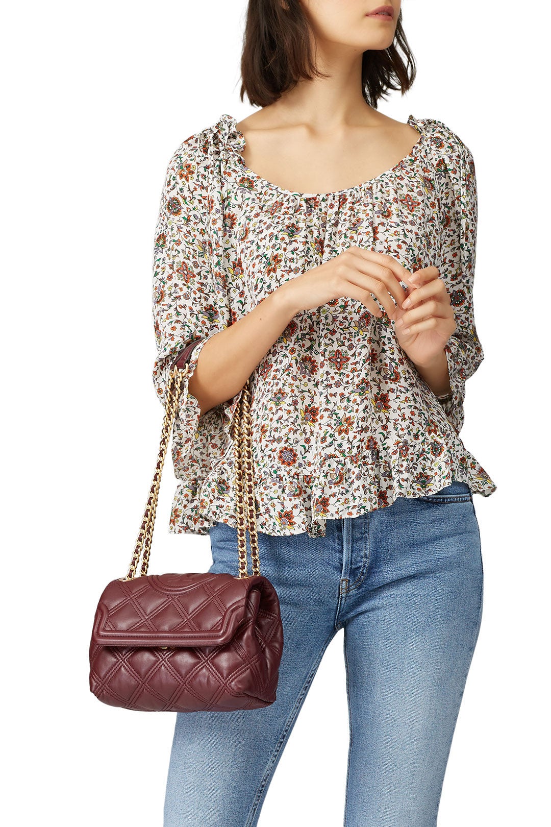 Claret Fleming Convertible Bag by Tory Burch Accessories 2