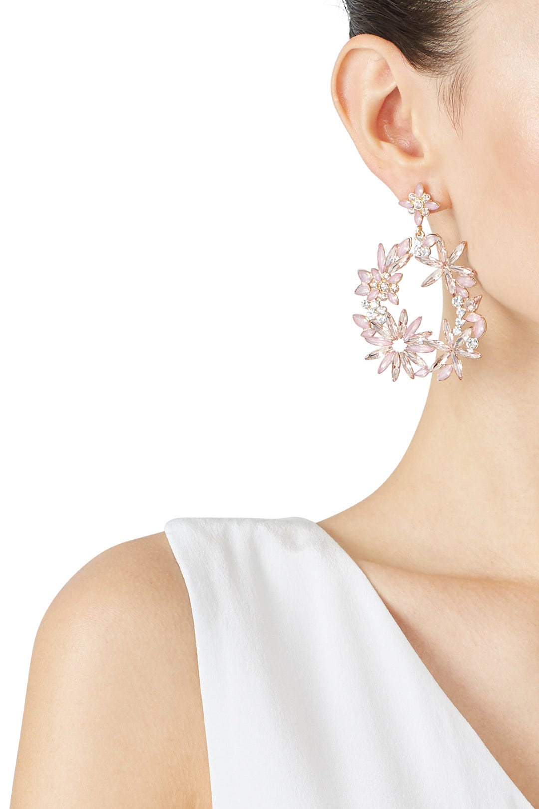 Crystal Wreath Earrings by Slate & Willow Accessories 2