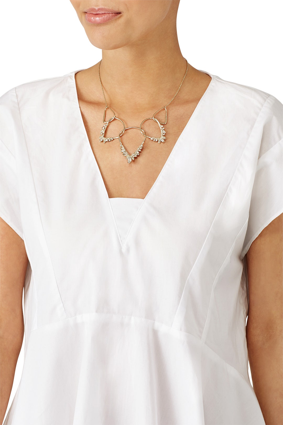 Jagged Marquis Cluster Necklace by Alexis Bittar 0