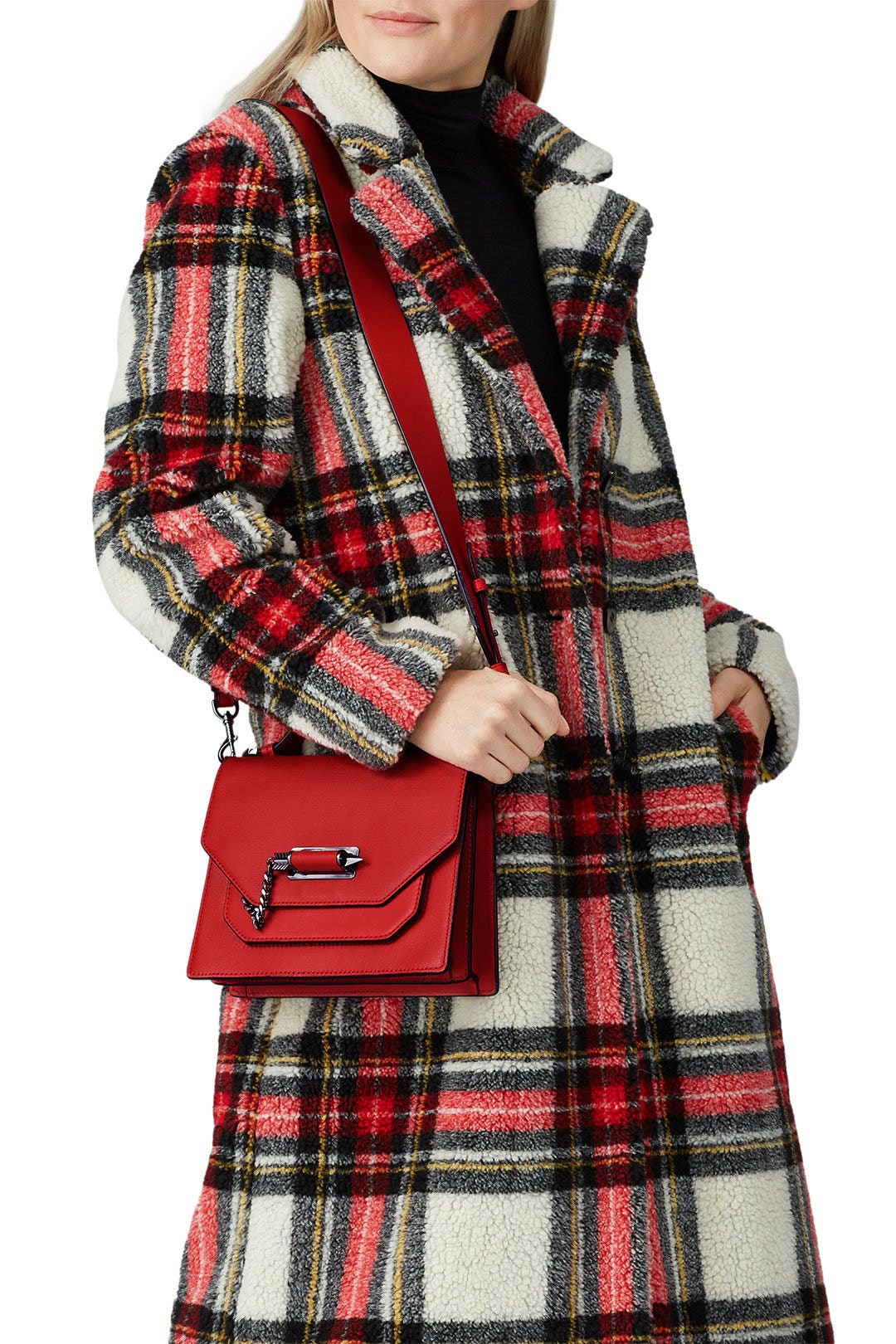 Red Keeley Satchel by Mackage Handbags 1