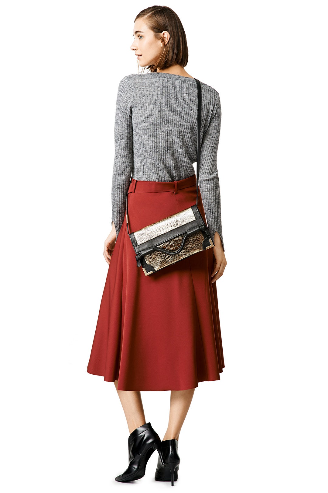 Gold Framed Flap Cross Body by Foley + Corinna 1