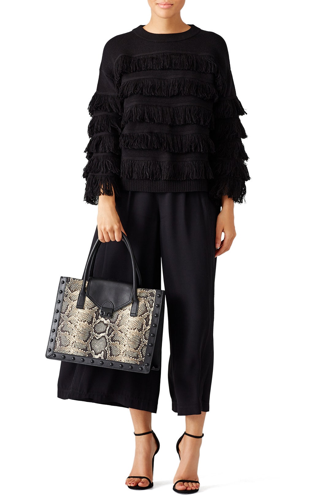 Python East West Work Tote by Loeffler Randall 2