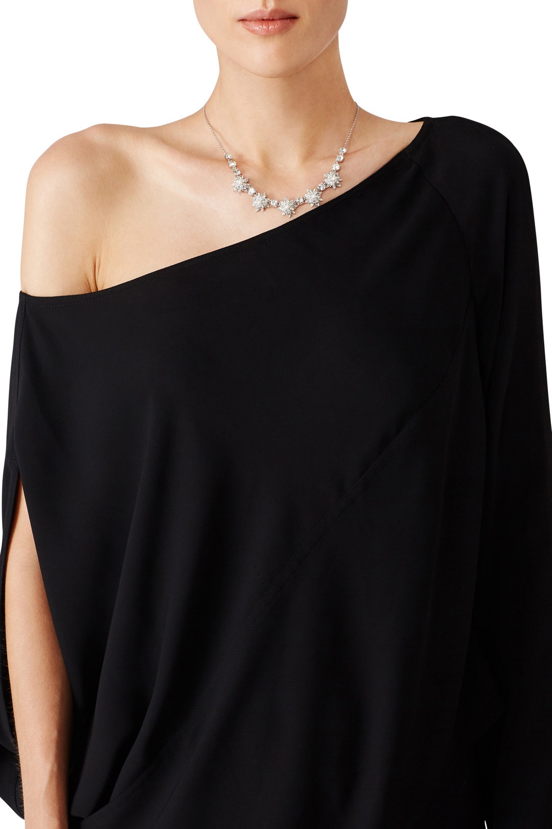 Pearl Crystal Collar Necklace  by Marchesa Jewelry 0