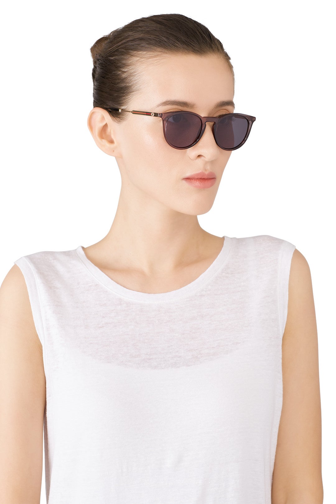 Grey Acetate Sunglasses by Gucci 0