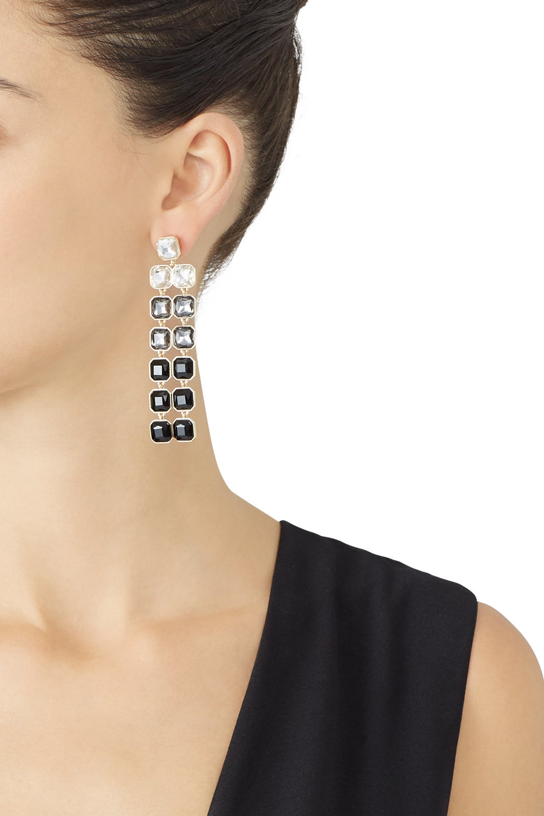 Ombre Crystal Earrings by Slate & Willow Accessories 0