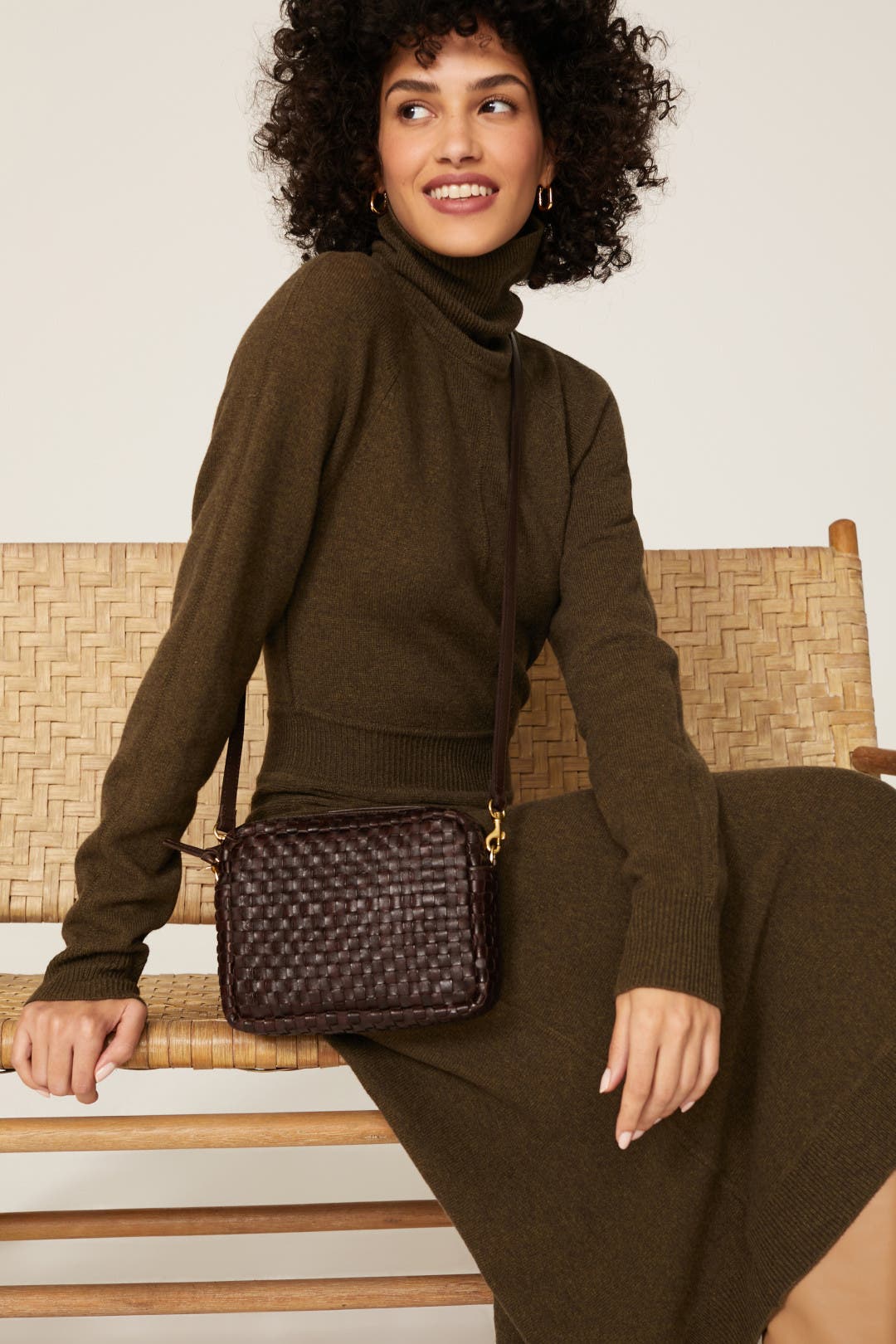 Zig Zag Midi Sac by Clare V. | Rent the Runway