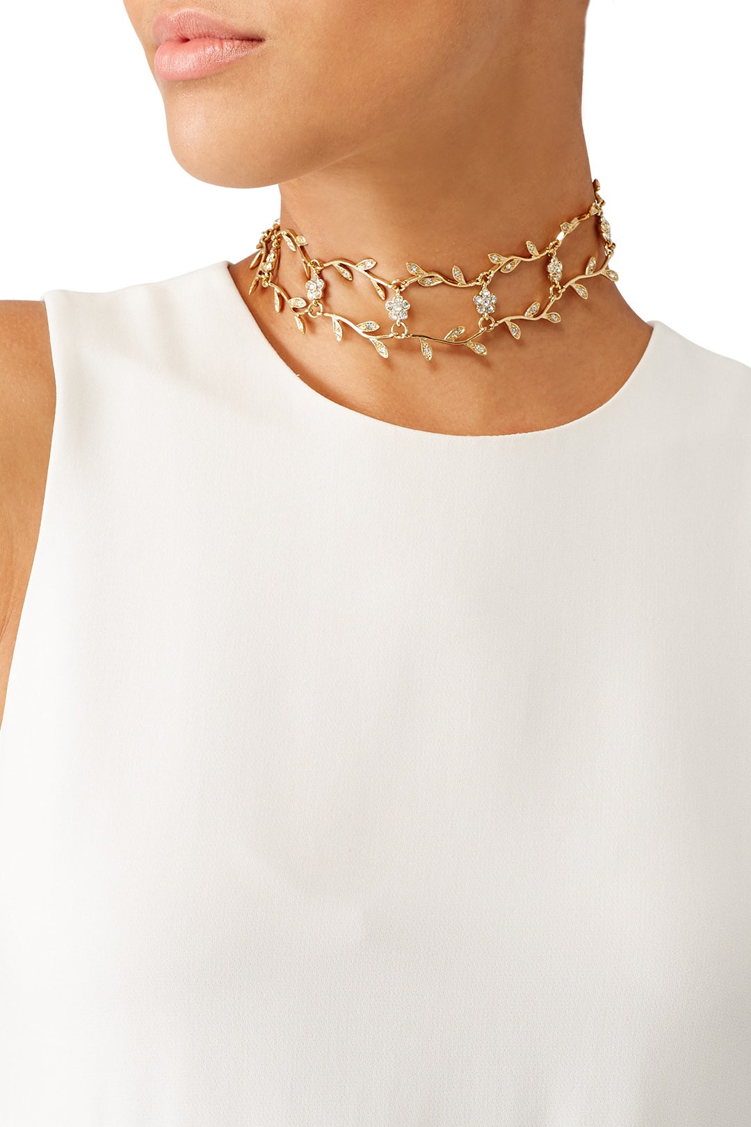Gold Vine Choker by Ben-Amun 0