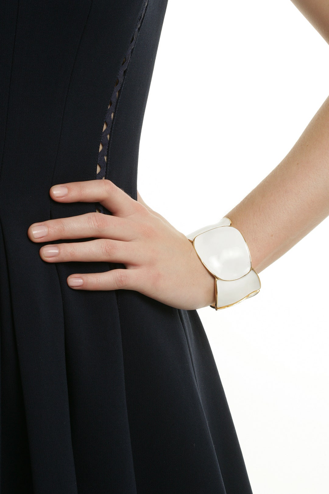 White Sand Cuff by Kenneth Jay Lane 2