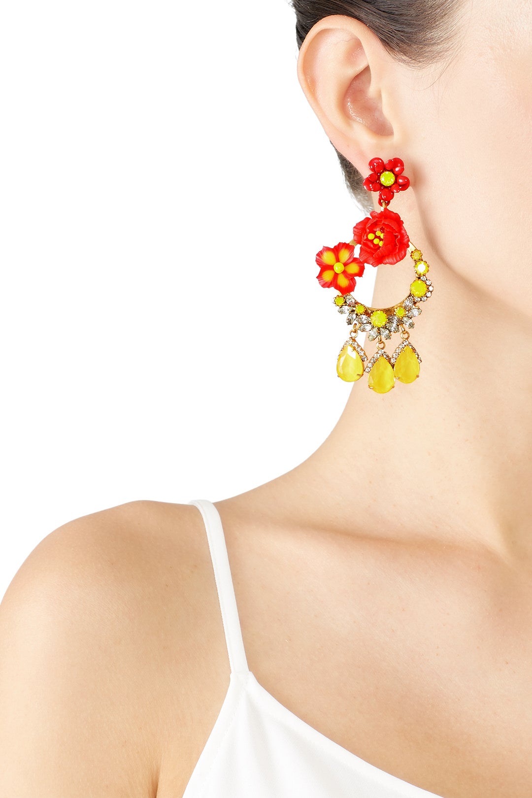 Fire Nelson Earrings by Elizabeth Cole 2