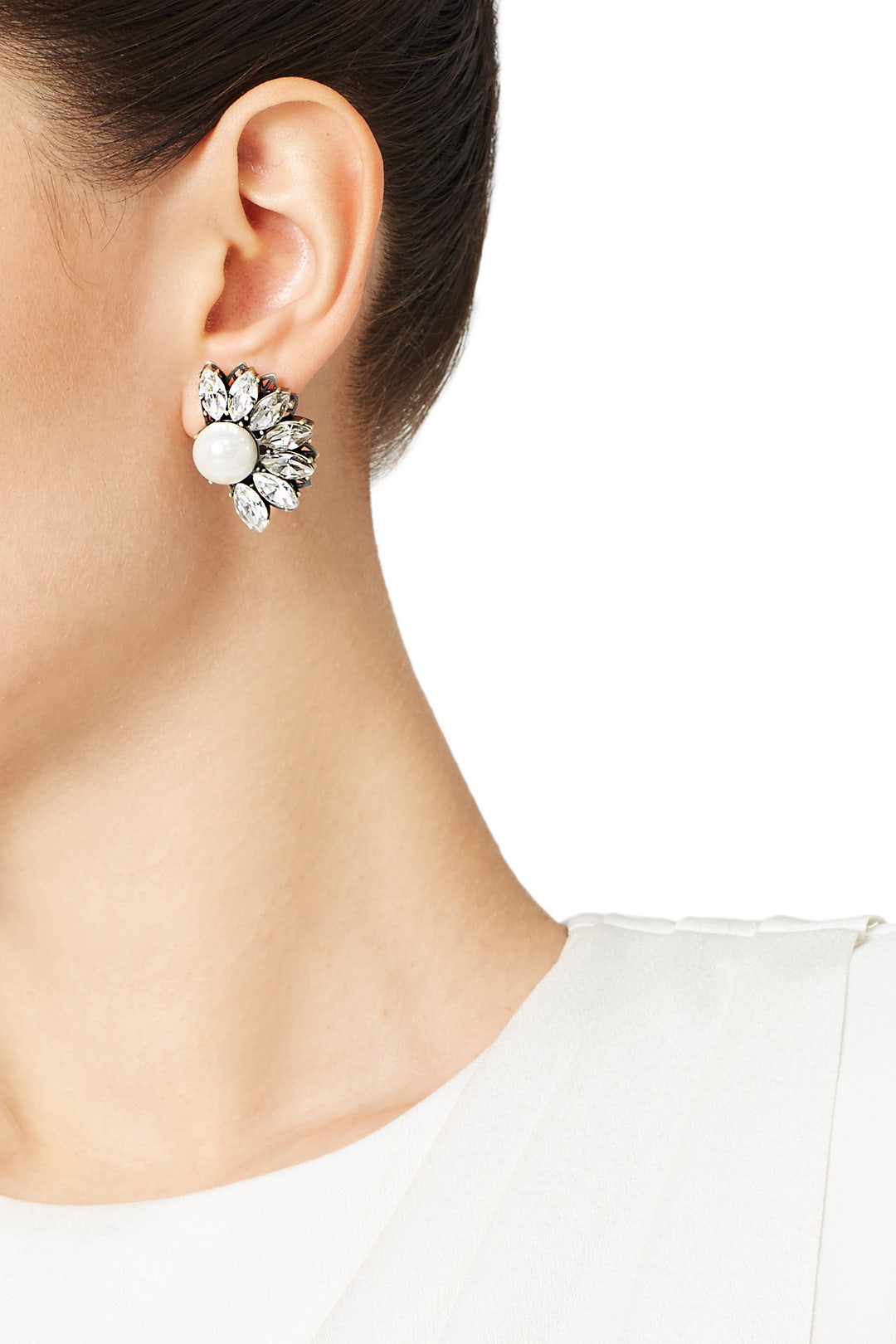 Crystal Fan Earrings by Ella Carter 2