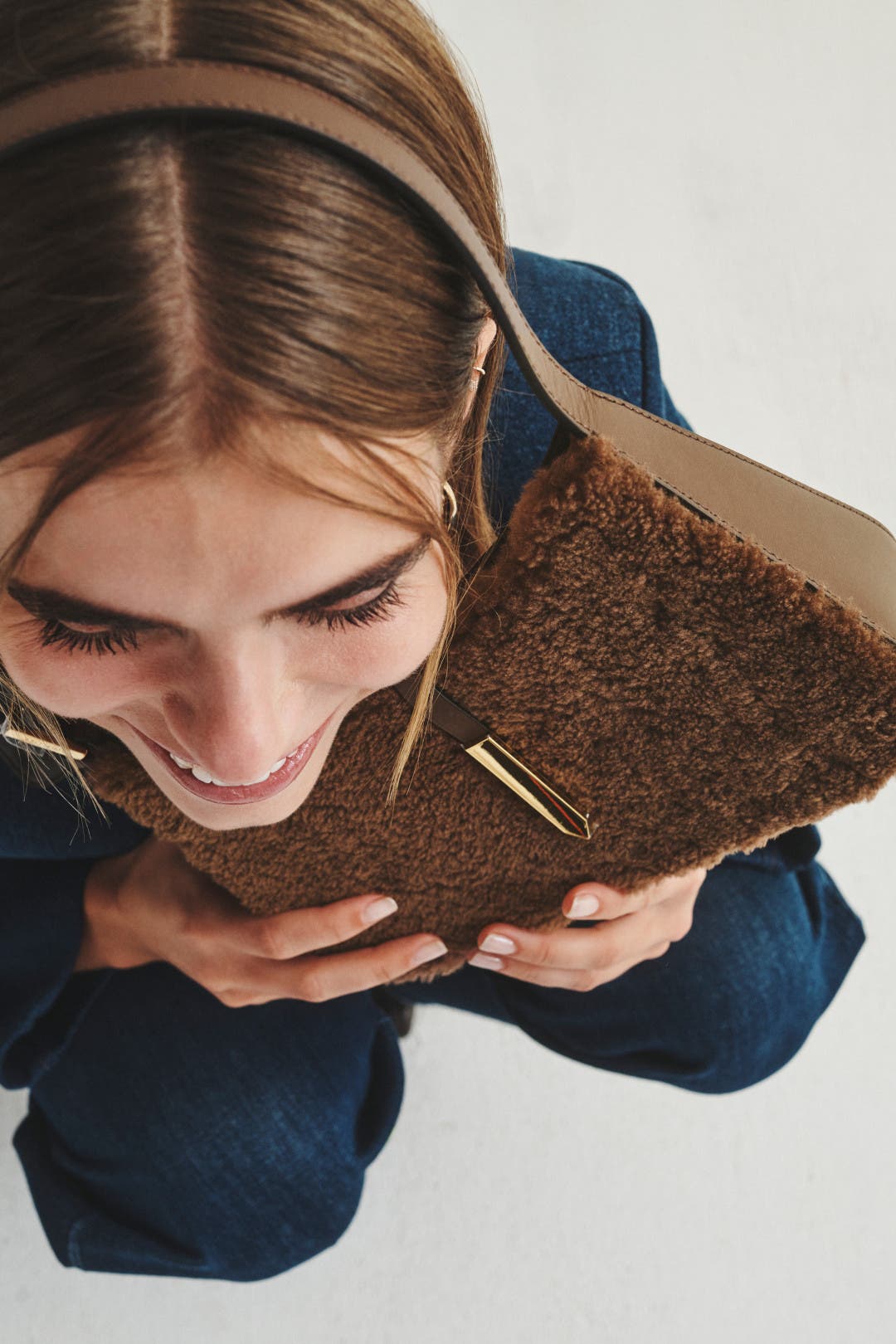 メリー Tokyo Shearling Shoulder Bag by DeMellier | Rent the Runway