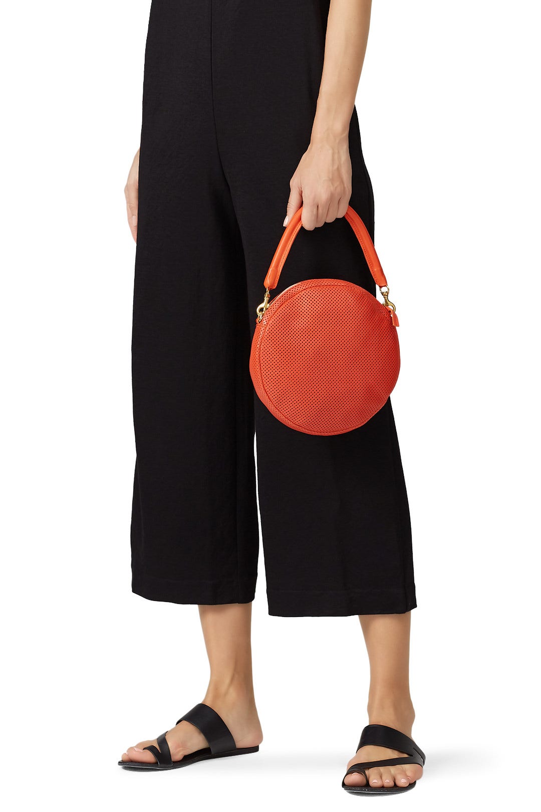 Poppy Perf Circle Clutch by Clare V. 1