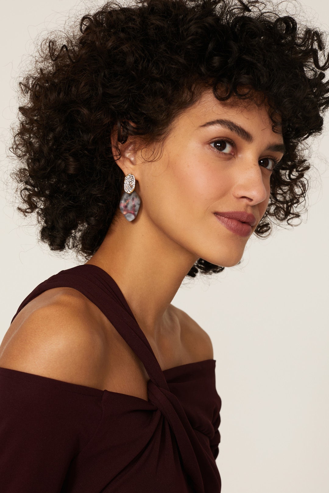 Crystal Lake Lucite Petal Earrings by Alexis Bittar 2