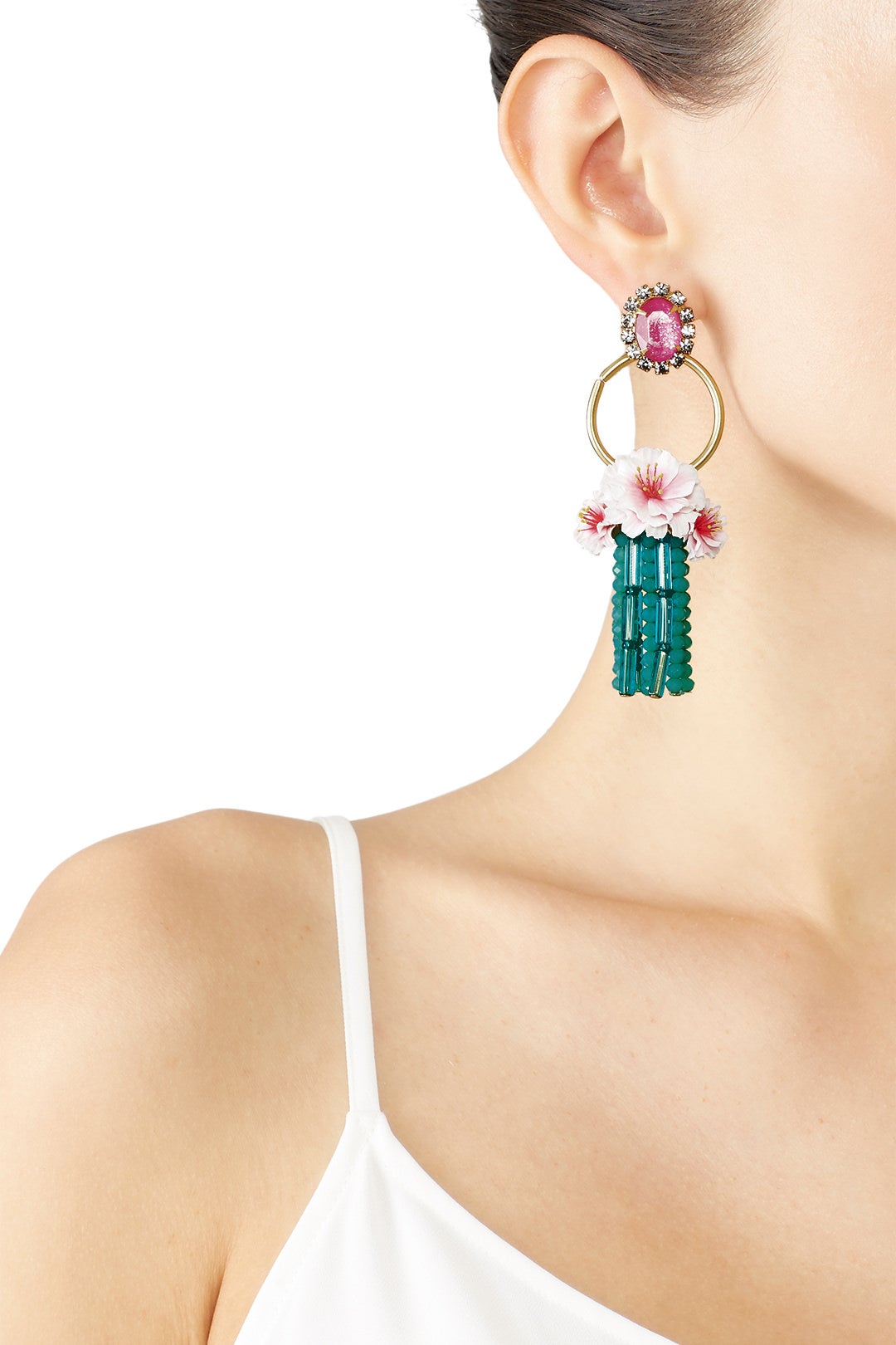 Bastian Floral Earrings by Elizabeth Cole 2