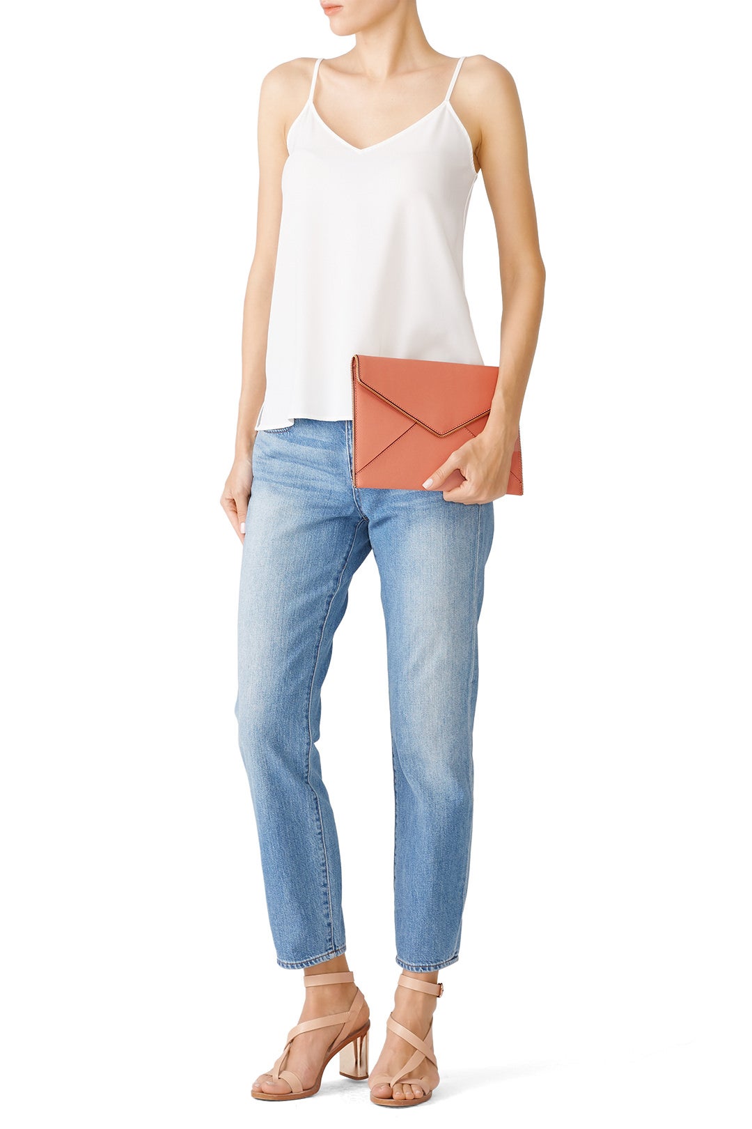 Peach Leo Clutch by Rebecca Minkoff Accessories 2