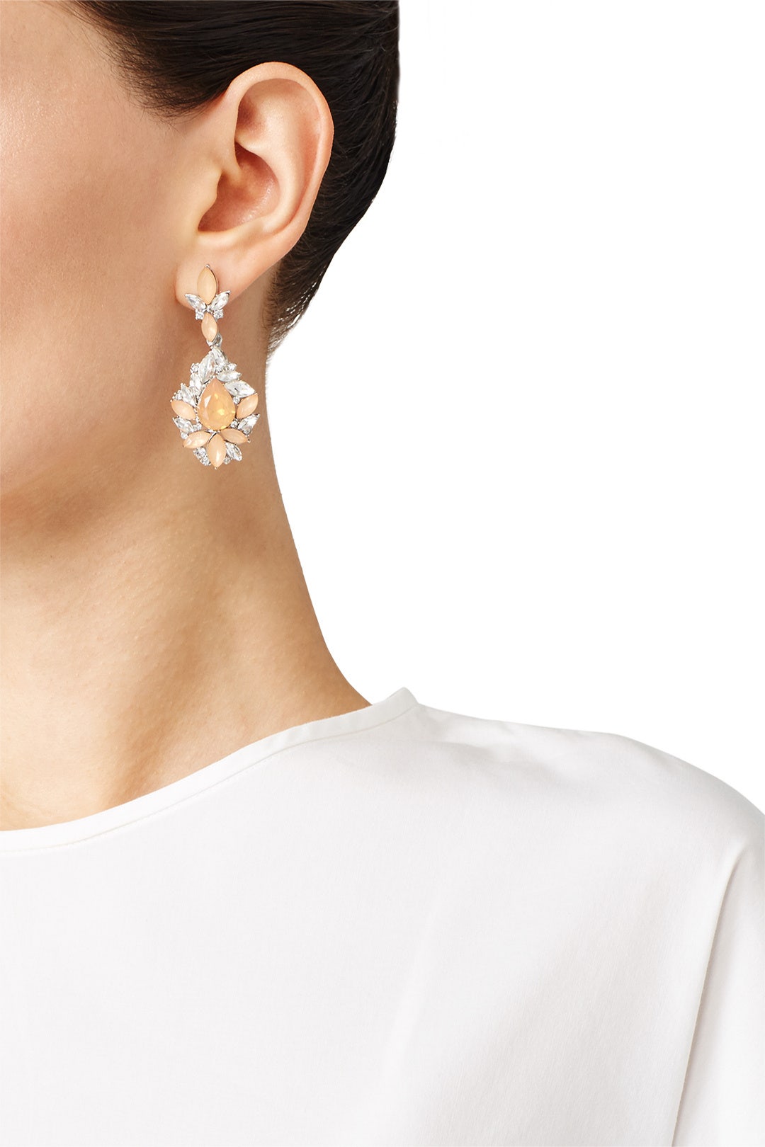 Orange Spark Dangling Earrings by Slate & Willow Accessories 0