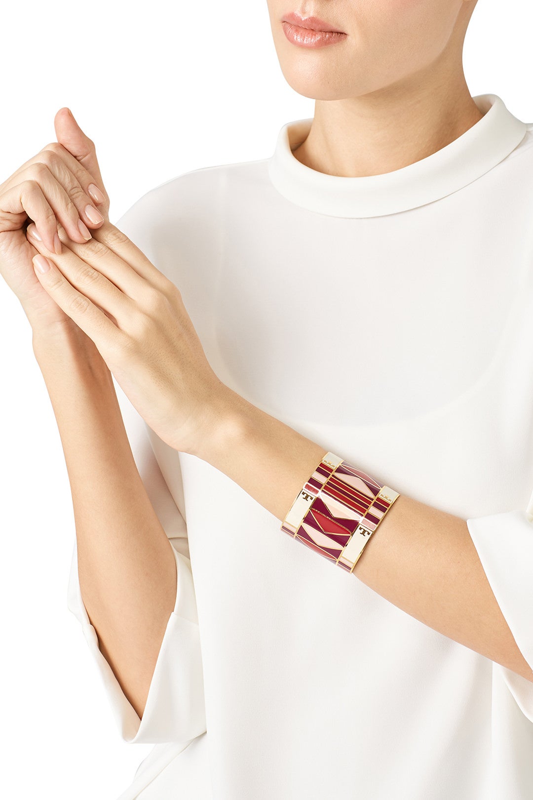 Geo Wide Cuff by Tory Burch Accessories 2