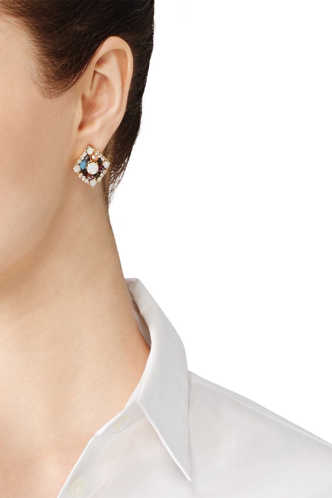 Berry Crystal Studs by Slate & Willow Accessories 2