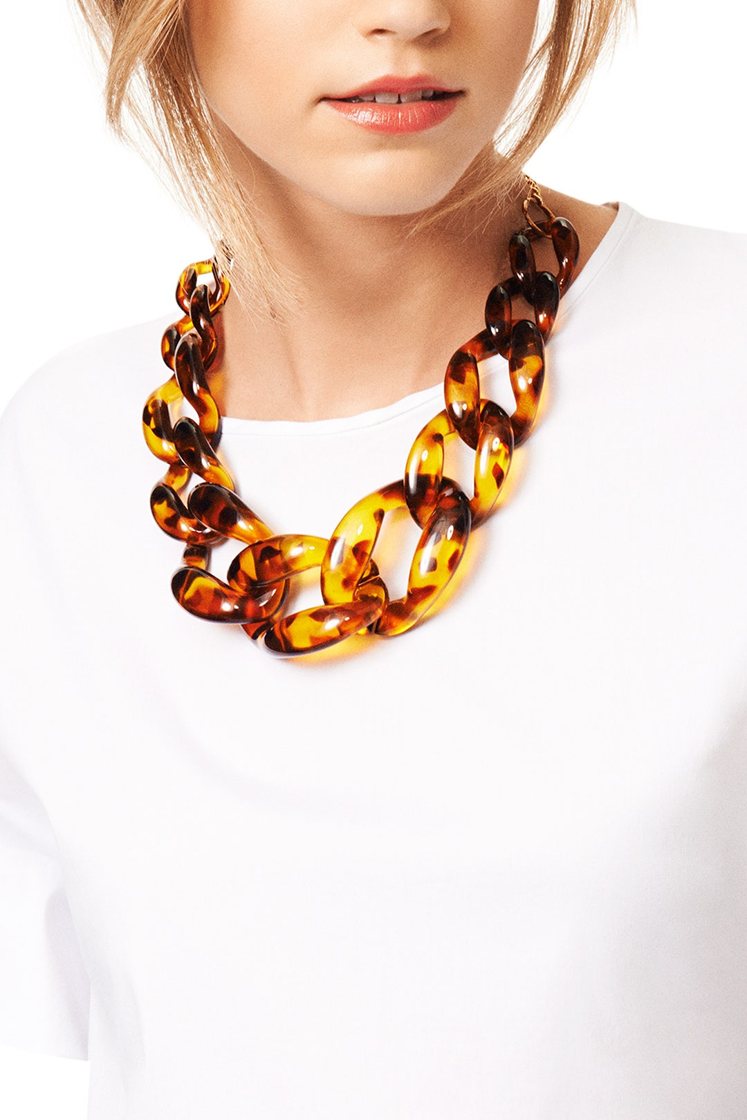 Tortoise Link Necklace by Kenneth Jay Lane 0